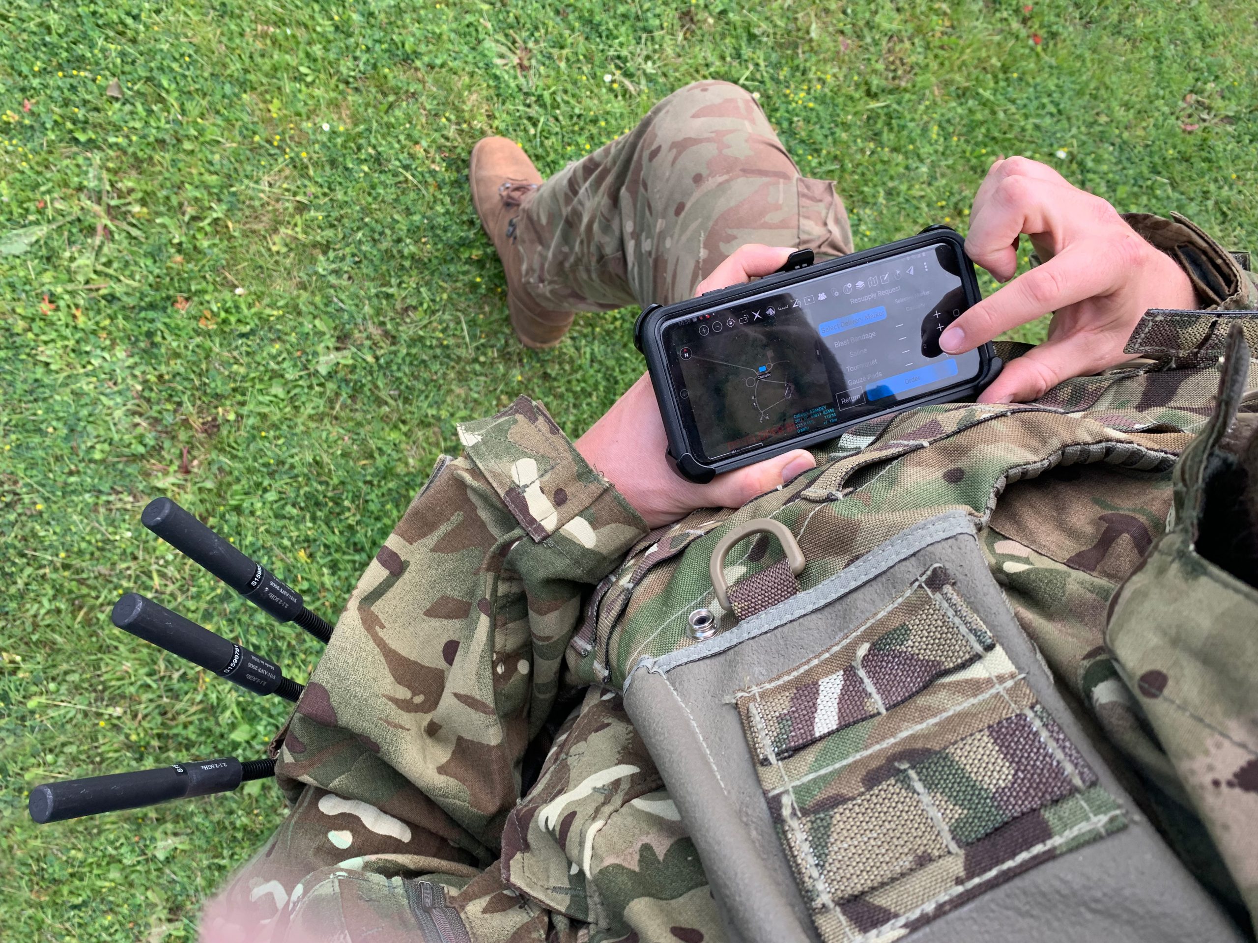 ATAK App in use